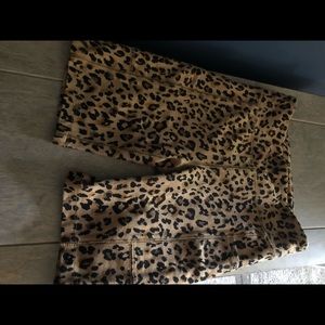 J Crew NWT leopard print ladies bike shorts xs